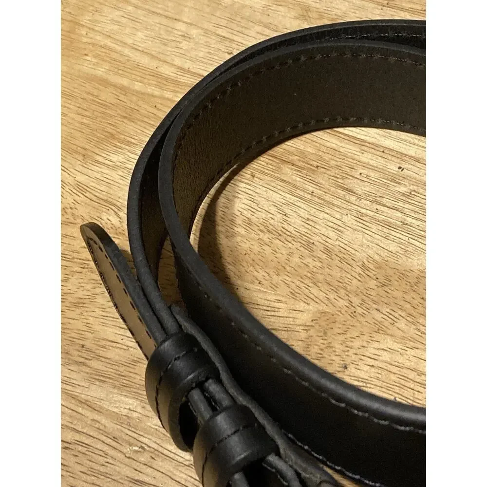 Wrangler Black Genuine Leather Work Belt -‎ Men's Size 36